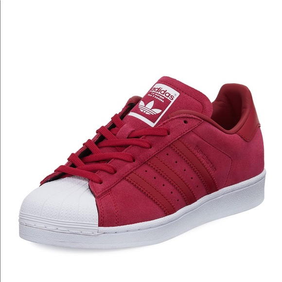 adidas superstar pink suede